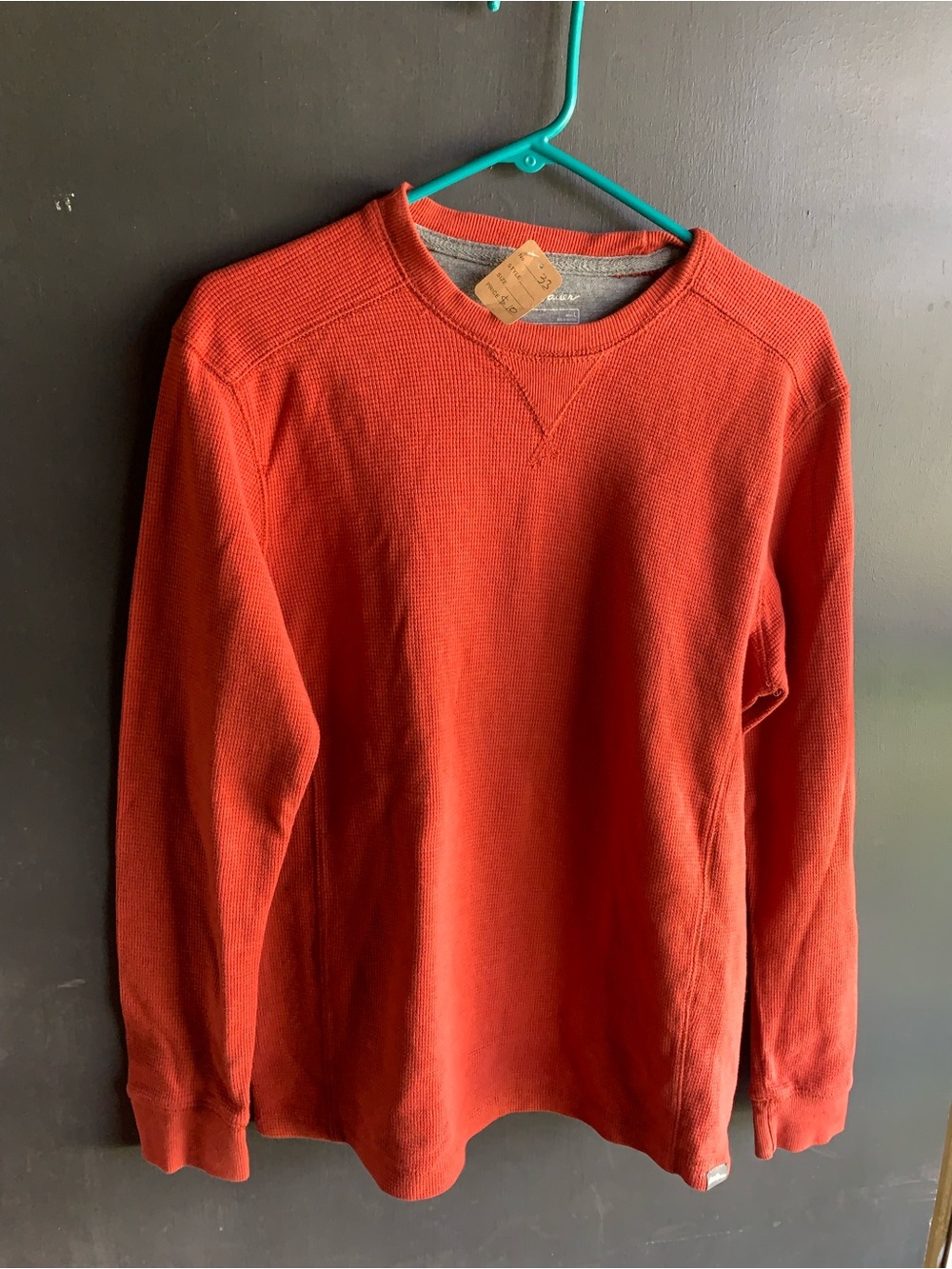 Eddie Bauer Men's Long-Sleeve Crewneck Sweater - Rust
